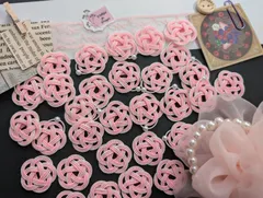 しあわせいっぱいピンクの梅結び 水引シャワー 50個入