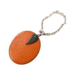 エルメス オレンジ フルーツ ポルト クレ 027888CS キーホルダー
