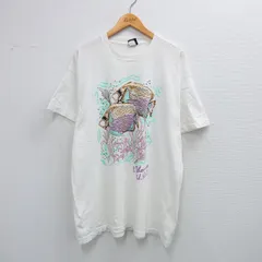 XL/古着 半袖 ビンテージ Tシャツ メンズ 90s サンゴ 大きいサイズ コットン クルーネック 白 ホワイト 25sep01 中古