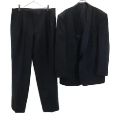YVES SAINT LAURENT イヴサンローラン 90s 日本製 オールド タキシード スーツ 上下 セットアップ 100-90-180 ブラック メンズ 古着のサムネイル