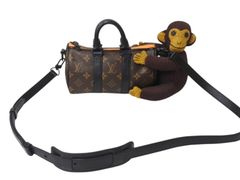 LOUIS VUITTON ルイヴィトン モノグラム LVフレンド キーポル XS モンキー 2WAY ブラウン M80118 中古 4b001865