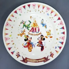 【中古】皿・ボウル 集合 スーベニアプレート 「東京ディズニーリゾート40周年 “ドリームゴーラウンド”」 東京ディズニーリゾート限定