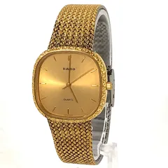 RADO ラドー 132.9553.2 SS/QZ ゴールド文字盤 メンズ腕時計 稼動品 【OE-448】のサムネイル