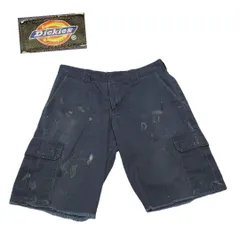 デッキーズDickies古着メンズショートパンツネイビー股下29㎝　HH0490
