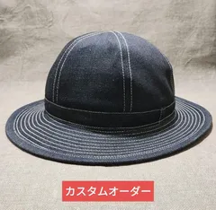 M-37　ミリタリーハット　14㌉セルヴィッチデニム　《7,000円》