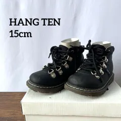 hang ten 15cm シューズ子供靴ブーツキッズ黒ブラック秋冬