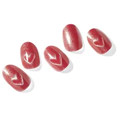 ND-067-G 新品 オホーラ「N Magnetic Love」マグネティックラブ  30枚 ohora ジェルネイルシール 赤 レッド