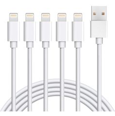 【充電ケーブル】iPhone ライトニングケーブル 1.8m×5本 断線防止 急速充電  iPhone充電ケーブル
