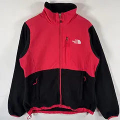 古着 ザ・ノースフェイス THE NORTH FACE フルジップフリースジャケット デナリ ツートンカラー ポーラテック ワンポイントロゴ M  ピンク レディース