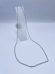 【正規品・RINKAN鑑定済】Chrome Hearts クロムハーツ NECKCHAIN ロールチェーン ネックレス（約55cm／5.395g）