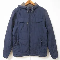 #wnc エルエルビーン L.L.Bean ブルゾン ジャケット S 紺 中綿 フード付き ジップアップ メンズ [923490]