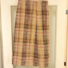 MaxMara   wool  skirt     マックスマーラ　ウール　　スカート　　チェック