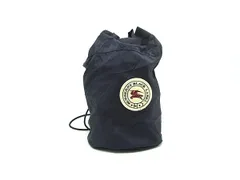 BURBERRY バーバリーブラックレーベル ナイロン 巾着袋 ポーチ マルチケース メンズ レディース ネイビー系 DH0983