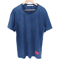 (^w^)b CALVIN KLEIN JEANS カルバンクラインジーンズ J307794 綿100％ 半袖 インディゴ Tシャツ カットソー  ショートスリーブ 大きいサイズ カジュアル タウンユース アウトドア レジャー ブルー系 メンズ サイズXL