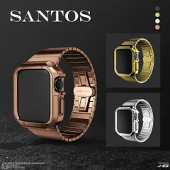 ステンレスリンクブレスレットベルト&カバー  アップルウォッチ用　高級感