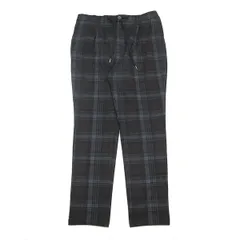 z■ビームス/BEAMS HEART イージーパンツ ロングパンツ/チェック柄【S】黒系/men's/227【中古】