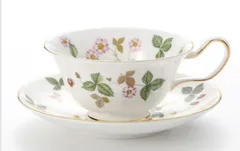 ウェッジウッド Wedgwood ワイルドストロベリー ティーカップ＆ソーサー(ピオニー)200ml アフタヌーンティー