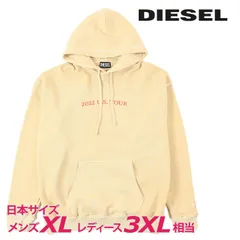 新品・未使用 ディーゼル DIESEL プルオーバースウェットパーカー メンズ レディース 男女兼用 フロント刺繍ロゴ バックプリント S-UMMER-C1