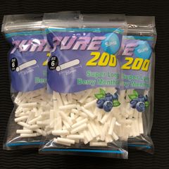 手巻きタバコフィルター　ピュア　スーパーロングベリーメンソール　3パック