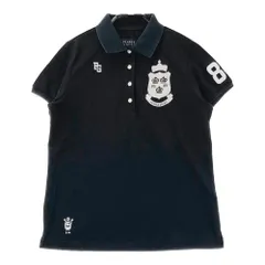 サイズ：1 PEARLY GATES パーリーゲイツ  半袖ポロシャツ  ブラック系 [240101340519]# ゴルフウェア レディース ストスト