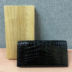 未使用 革巧 KAKUTAKU 象革 2つ折り 財布 プレリー エレファント
