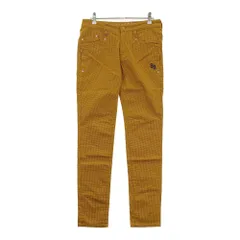 サイズ：1 PEARLY GATES パーリーゲイツ  コットンパンツ 千鳥格子柄 イエロー系 [240001167816] ゴルフウェア レディース ストスト