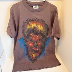 90s ビンテージ USA製 アメリカ　ユニバーサルスタジオ Tシャツ　ウルフマン　the wolf manオオカミ男 MONSTERS universal studio