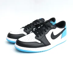未使用 29cm ナイキ NIKE AIR JORDAN 1 LOW OG BLACK POWDER BLUE UNC