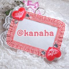【レッド 赤】 B7 サイズ 硬質カードケース チェキケース 推しケース