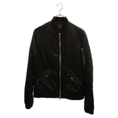 CHROME HEARTS (クロムハーツ) CLSSC BMBR STN DSMG リブカシミヤダガージップMA-1ボンバージャケットブルゾン M ブラックのサムネイル
