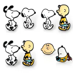 ピーナッツ チャーリー・ブラウン＆スヌーピー ピアス (4種から1つ選択)