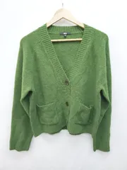◇ UNIQLO ユニクロ ニット カーディガン サイズM グリーン レディース P  【1405290001826】
