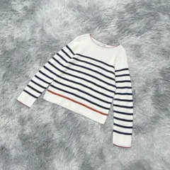 【完売】UNIQLO  ユニクロ ines de la fressange イネスコラボ  イネス ド ザ フレサンジュ   ニット  ボーダー柄  (S)  カジュアル  カワイイ  レディース  白系  ホワイト【送料無料】