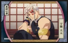 【中古】食玩 ステッカー・シール 宇髄天元/背景障子 「鬼滅の刃 デコステッカー5ガムつき」