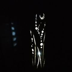 癒し灯火 竹灯籠 No23194 - メルカリ