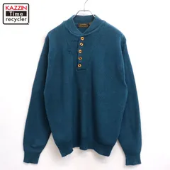 90s vintage Eddie Bauer コットン ニットセーター メンズ 表記Lサイズ