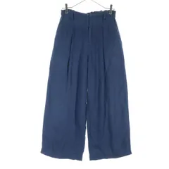 SLOBE IENA スローブイエナ ワイドパンツ 38 ネイビー レディース 古着