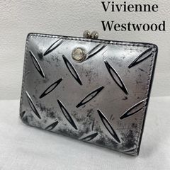 Vivienne Westwood ヴィヴィアンウエストウッド 財布 二つ折り がま口 折り財布 メタリック オーブ