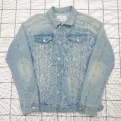 ◇ ⊇ AZ byjunhashimoto ジュンハシモト カジュアル系 長袖 デニムジャケット サイズM ライトブルー系 メンズ E  【1507280012826】