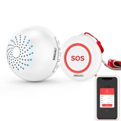 SINGCALL ナースコール 家庭用 呼び出し ベル 介護呼び出しベル ブザー 呼び出し 介護 呼び出しベル ワイヤレス (2.4GHz wifi緊急ボタン*1 + ブザー介護*1)