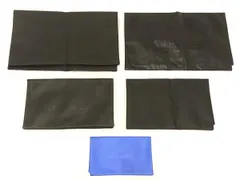 ■美品■ DIESEL ディーゼル クラッチバッグ セカンドバッグ 保存袋 5点セット まとめ売り ブラック系×ブルー系 DH0160