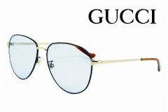 GUCCI グッチ カスタムサングラス GG0577OA-002(57SIZE) BLUE 可視光線透過率75％ ティアドロップ メンズ レディス 国内正規品