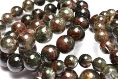 満杯内包 レッドグリーンガーデンクォーツ　9.5mm　ブレスレット  1個売り パワーストーン 天然石 _BG6098-95