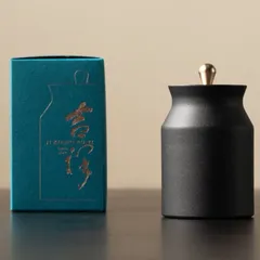 茶缶 中国 清朝 凡紅 骨董 同治年製 茶道具