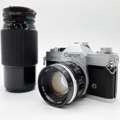 キャノン　一眼レフ　フイルムカメラ　★Canon FTb-QL 35mm Canon FTb-QL 35mm SLR Camera with 50mm f/1.8 Lens - Fast