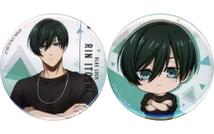 【中古】バッジ・ビンズ 糸師凛 「ブルーロック 大解剖展 POP UP STORE トレーディング缶バッジ2個セット 私服ver.」