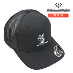 スコッティキャメロン ツアーラット ペインター スナップバック ブラック メッシュキャップ フリーサイズ Scotty Cameron Tour RAT paomter Cap