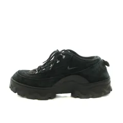 ナイキ ラハールLOW トリプルブラック 26.5cmスエード　箱なし ナイキ ラハールLOW トリプルブラック 26.5cmスエード 箱なし