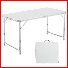 【特価セール】折りたたみ120cm/180CM テーブル 3段階高さ調整可能 ピクニック アウトドア レジャー キャンプ用 キャンプテーブル 折畳み コンパクト DesertFox 収納 簡単組立006