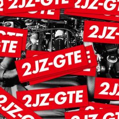 2JZ-GTE RED - ステッカー
